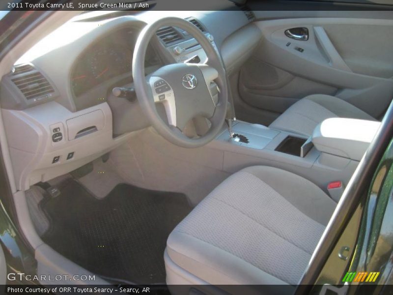Spruce Green Mica / Ash 2011 Toyota Camry LE