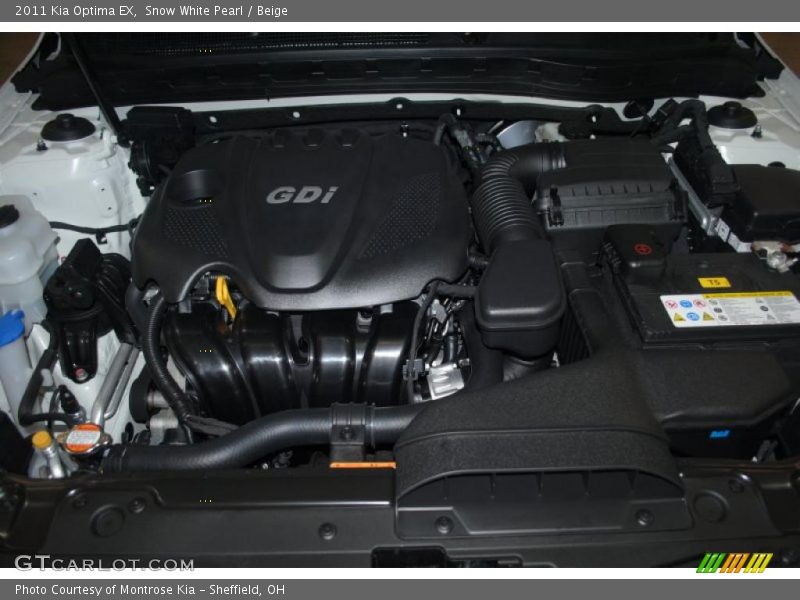 Snow White Pearl / Beige 2011 Kia Optima EX