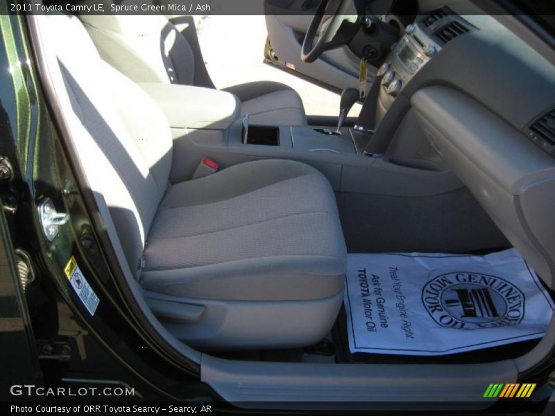 Spruce Green Mica / Ash 2011 Toyota Camry LE