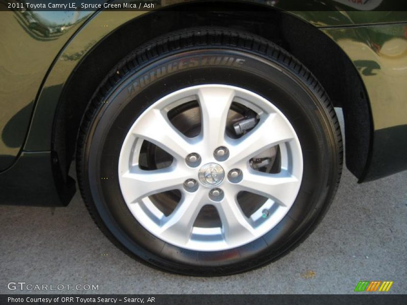Spruce Green Mica / Ash 2011 Toyota Camry LE