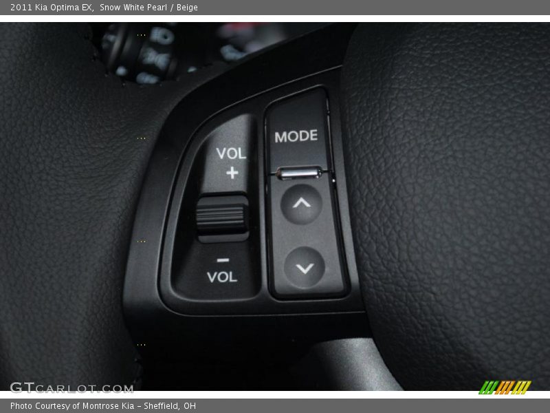 Snow White Pearl / Beige 2011 Kia Optima EX