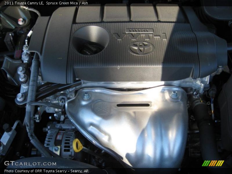 Spruce Green Mica / Ash 2011 Toyota Camry LE