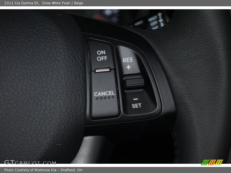 Snow White Pearl / Beige 2011 Kia Optima EX