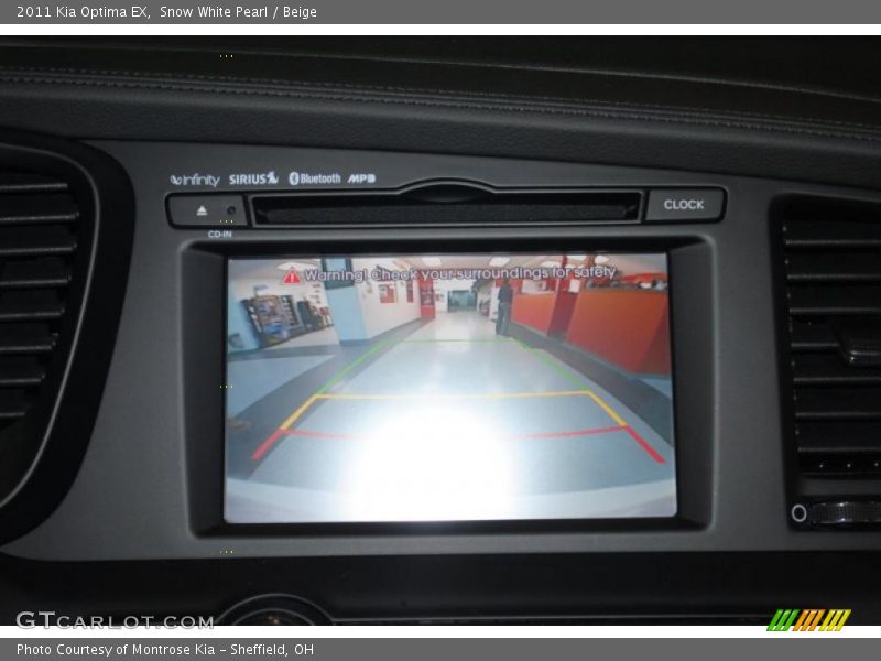Snow White Pearl / Beige 2011 Kia Optima EX