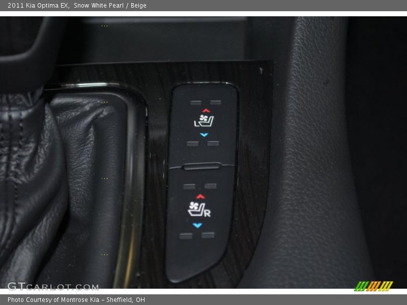 Snow White Pearl / Beige 2011 Kia Optima EX