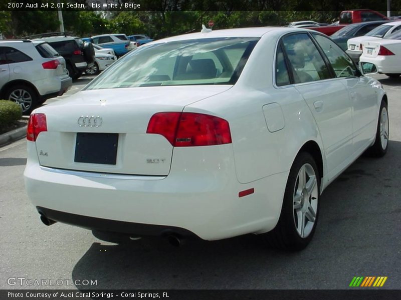 Ibis White / Beige 2007 Audi A4 2.0T Sedan