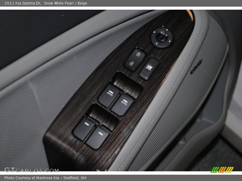 Snow White Pearl / Beige 2011 Kia Optima EX