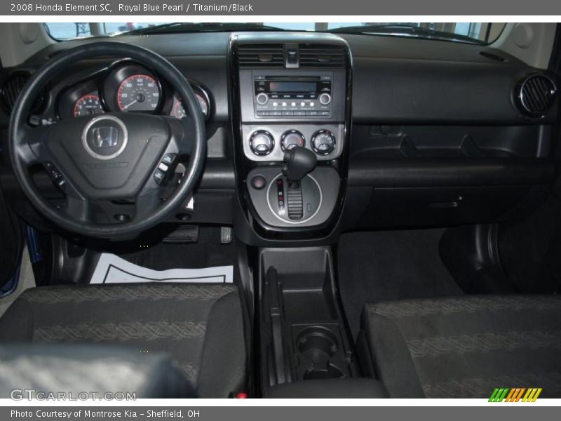 Royal Blue Pearl / Titanium/Black 2008 Honda Element SC