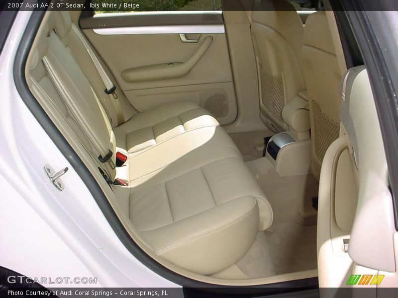 Ibis White / Beige 2007 Audi A4 2.0T Sedan