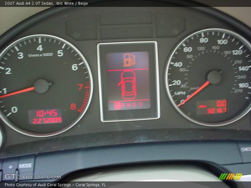 Ibis White / Beige 2007 Audi A4 2.0T Sedan