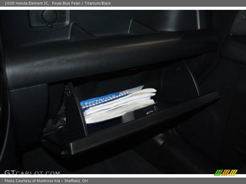 Royal Blue Pearl / Titanium/Black 2008 Honda Element SC