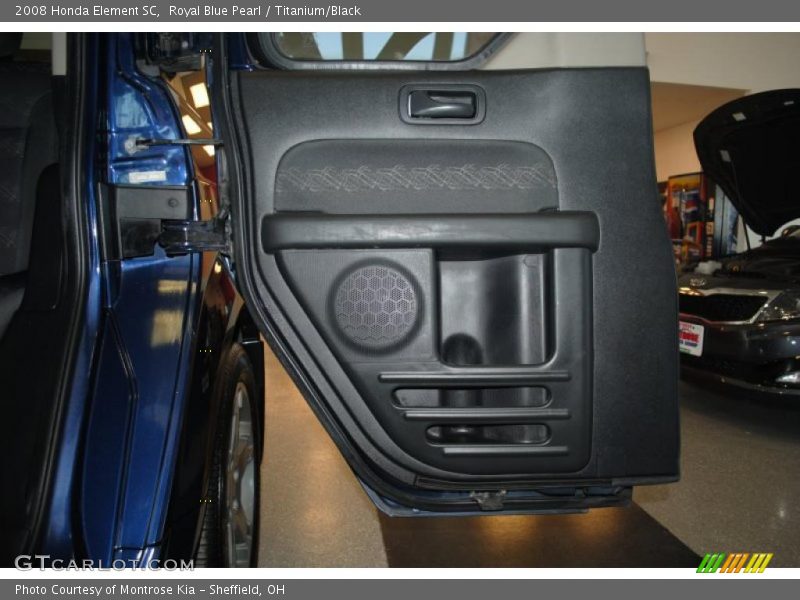 Royal Blue Pearl / Titanium/Black 2008 Honda Element SC