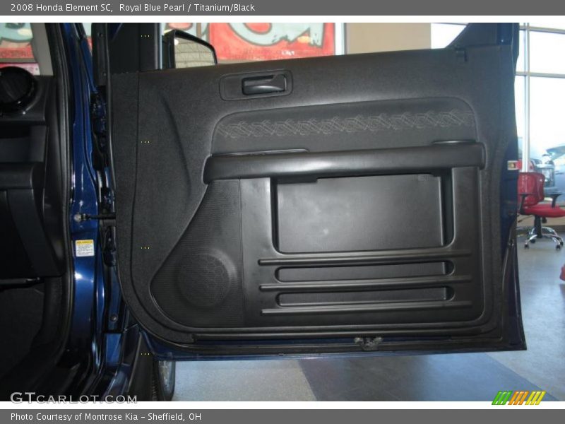 Royal Blue Pearl / Titanium/Black 2008 Honda Element SC