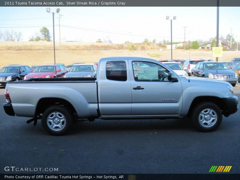 Silver Streak Mica / Graphite Gray 2011 Toyota Tacoma Access Cab