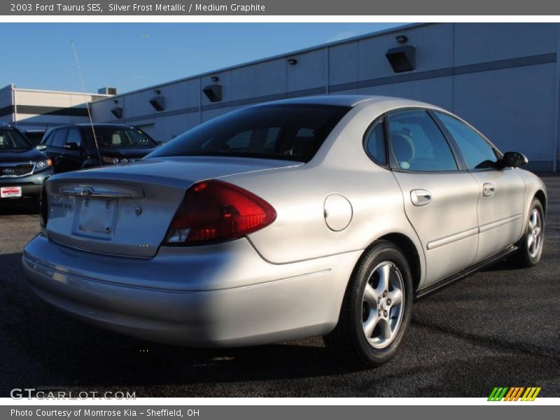 Silver Frost Metallic / Medium Graphite 2003 Ford Taurus SES