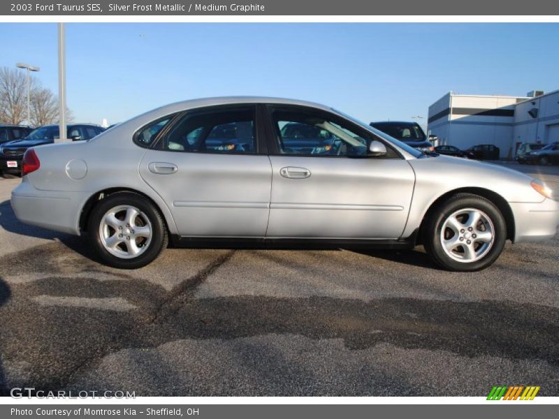 Silver Frost Metallic / Medium Graphite 2003 Ford Taurus SES