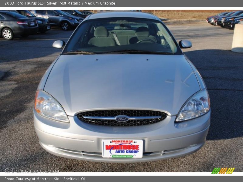 Silver Frost Metallic / Medium Graphite 2003 Ford Taurus SES