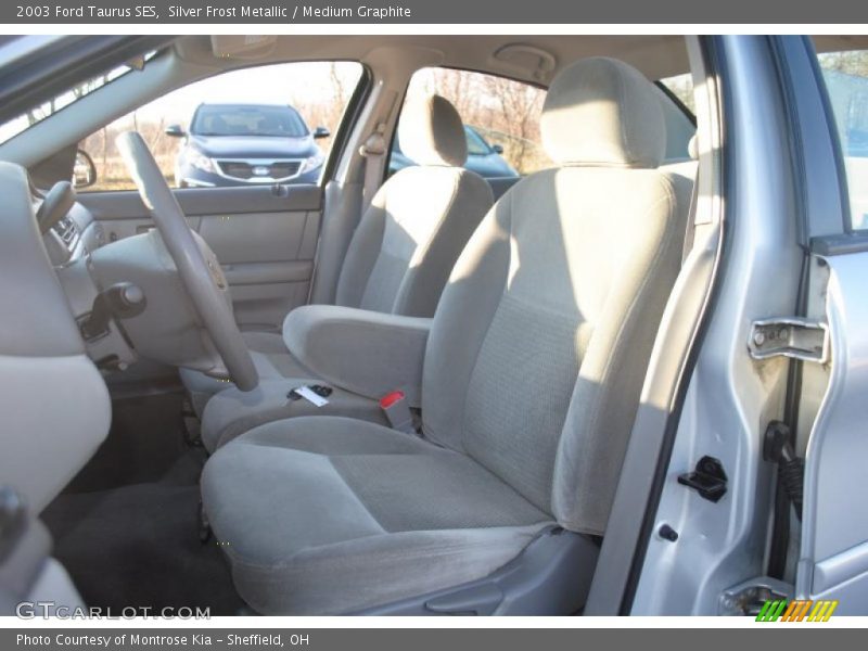 Silver Frost Metallic / Medium Graphite 2003 Ford Taurus SES