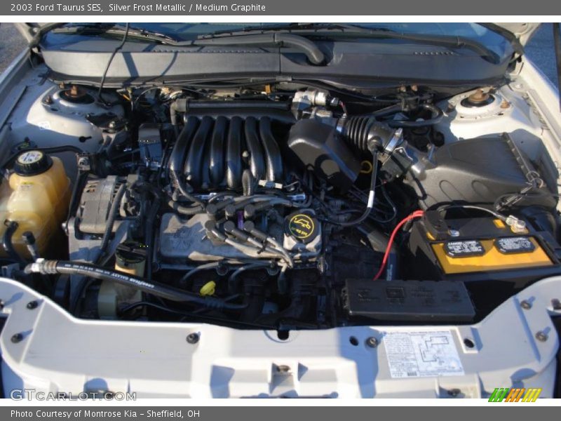 Silver Frost Metallic / Medium Graphite 2003 Ford Taurus SES