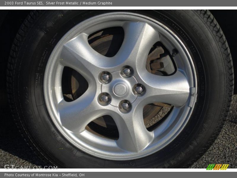 Silver Frost Metallic / Medium Graphite 2003 Ford Taurus SES