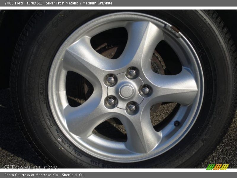 Silver Frost Metallic / Medium Graphite 2003 Ford Taurus SES