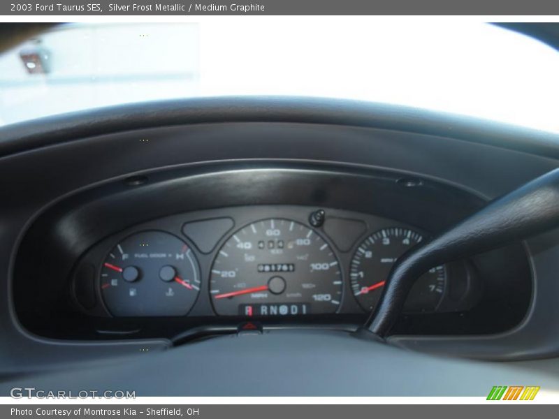 Silver Frost Metallic / Medium Graphite 2003 Ford Taurus SES