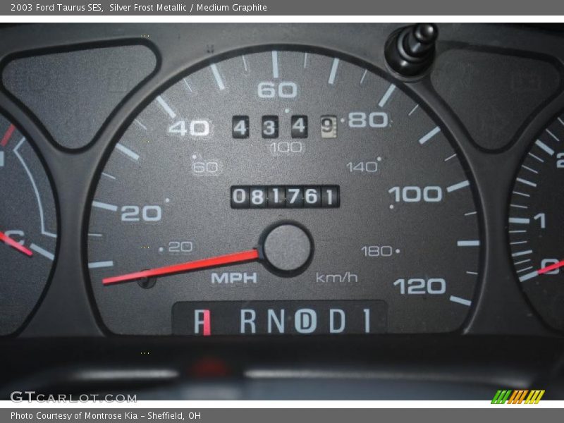 Silver Frost Metallic / Medium Graphite 2003 Ford Taurus SES
