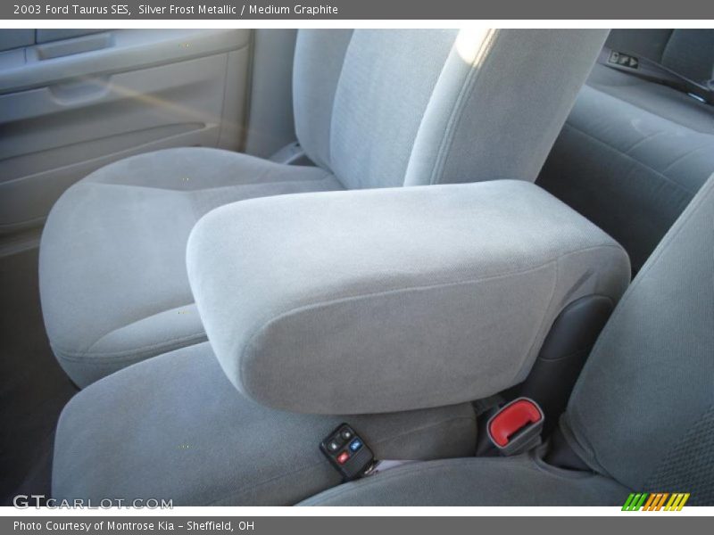 Silver Frost Metallic / Medium Graphite 2003 Ford Taurus SES
