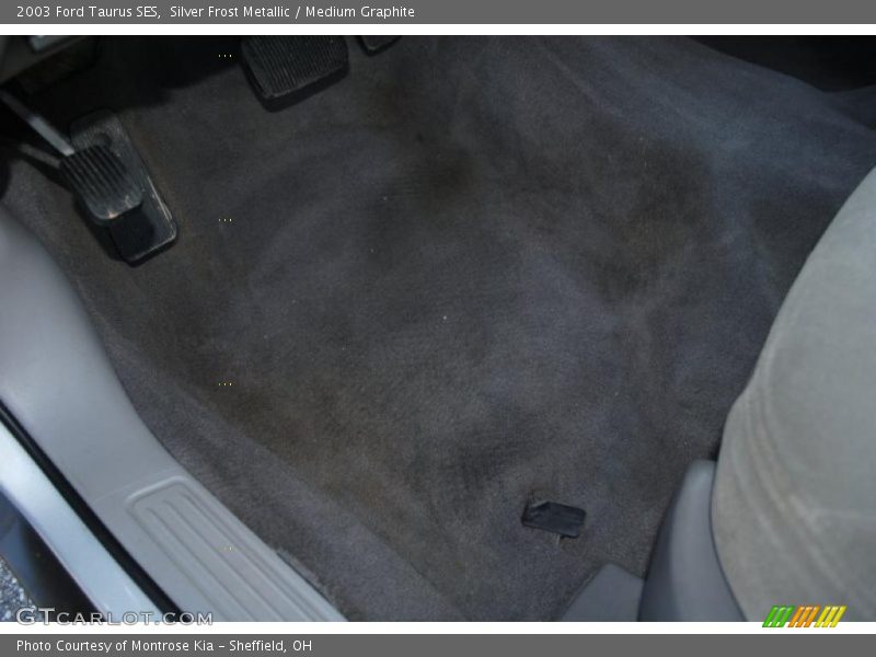 Silver Frost Metallic / Medium Graphite 2003 Ford Taurus SES
