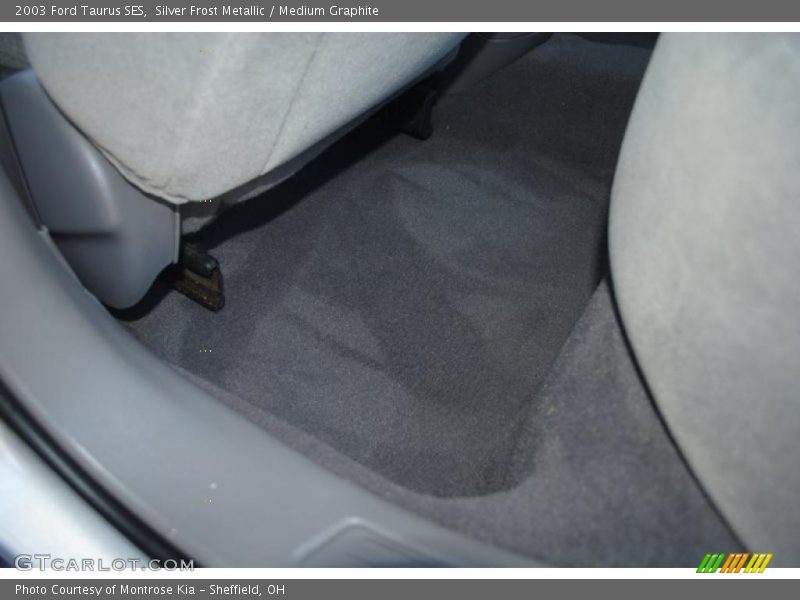 Silver Frost Metallic / Medium Graphite 2003 Ford Taurus SES