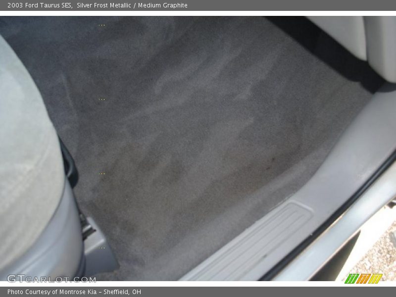 Silver Frost Metallic / Medium Graphite 2003 Ford Taurus SES