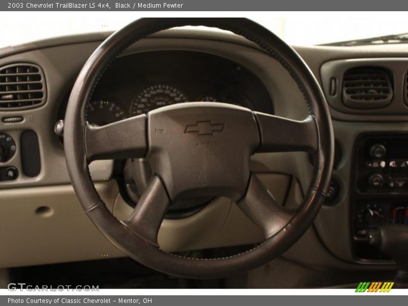 Black / Medium Pewter 2003 Chevrolet TrailBlazer LS 4x4