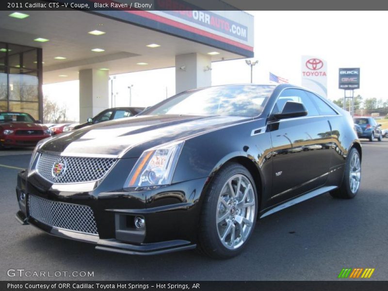 Black Raven / Ebony 2011 Cadillac CTS -V Coupe