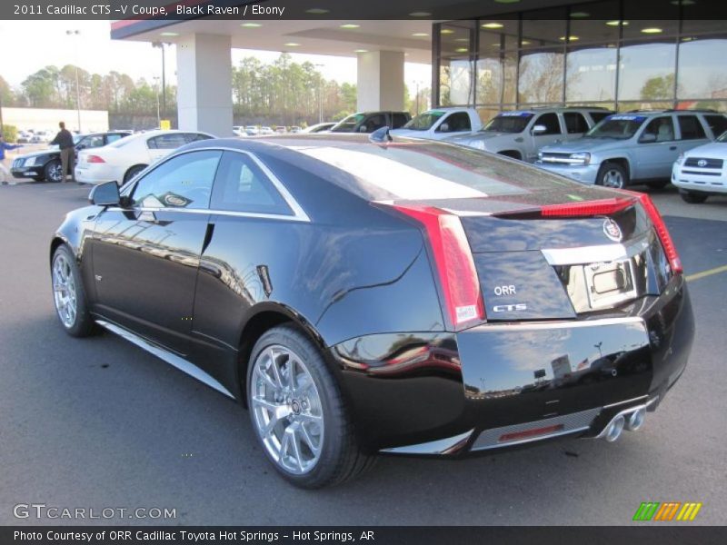 Black Raven / Ebony 2011 Cadillac CTS -V Coupe