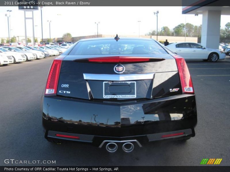 Black Raven / Ebony 2011 Cadillac CTS -V Coupe