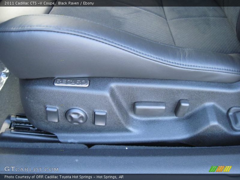 Controls of 2011 CTS -V Coupe