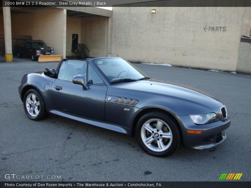 Steel Grey Metallic / Black 2000 BMW Z3 2.3 Roadster