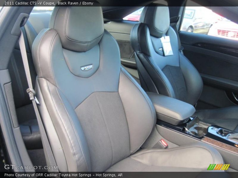  2011 CTS -V Coupe Ebony Interior