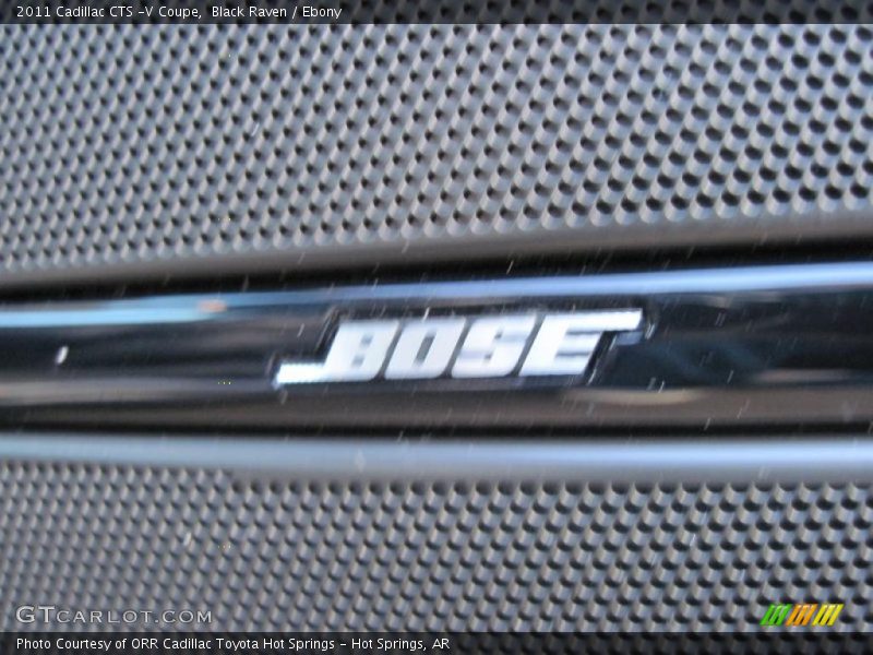 Black Raven / Ebony 2011 Cadillac CTS -V Coupe