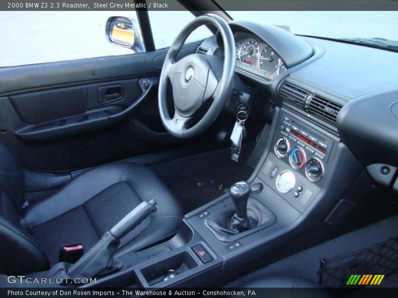Steel Grey Metallic / Black 2000 BMW Z3 2.3 Roadster