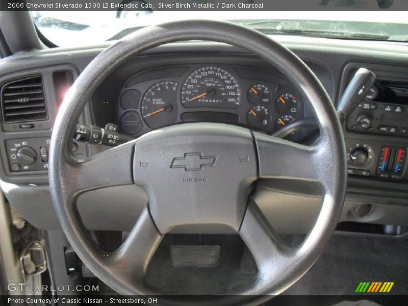 Silver Birch Metallic / Dark Charcoal 2006 Chevrolet Silverado 1500 LS Extended Cab