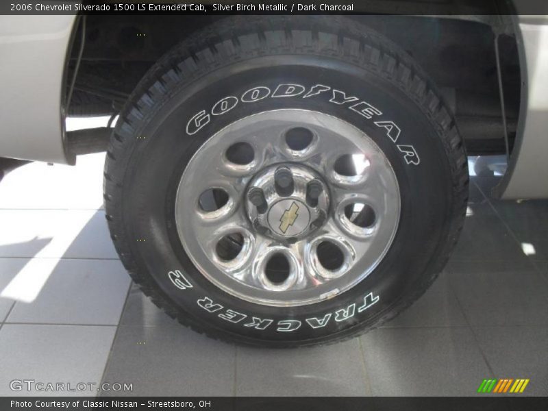 Silver Birch Metallic / Dark Charcoal 2006 Chevrolet Silverado 1500 LS Extended Cab