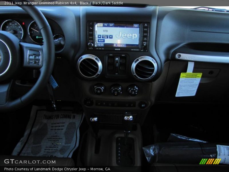 Black / Black/Dark Saddle 2011 Jeep Wrangler Unlimited Rubicon 4x4