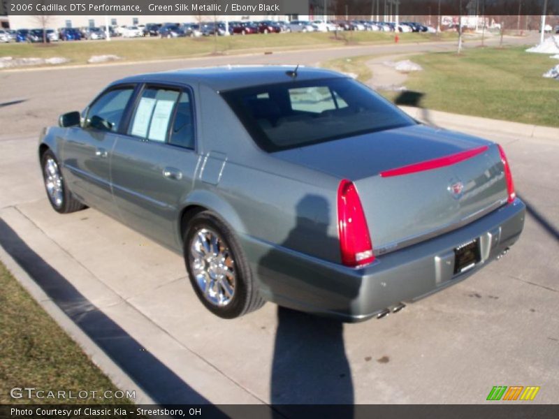 Green Silk Metallic / Ebony Black 2006 Cadillac DTS Performance