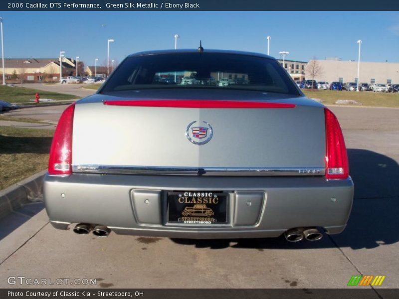 Green Silk Metallic / Ebony Black 2006 Cadillac DTS Performance