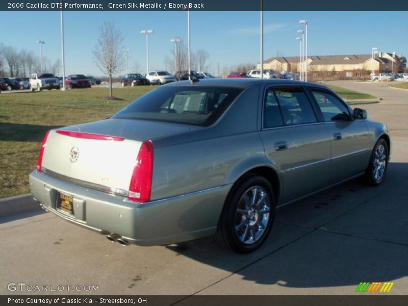Green Silk Metallic / Ebony Black 2006 Cadillac DTS Performance