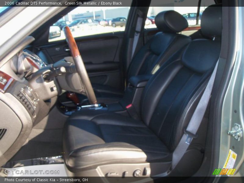 Green Silk Metallic / Ebony Black 2006 Cadillac DTS Performance