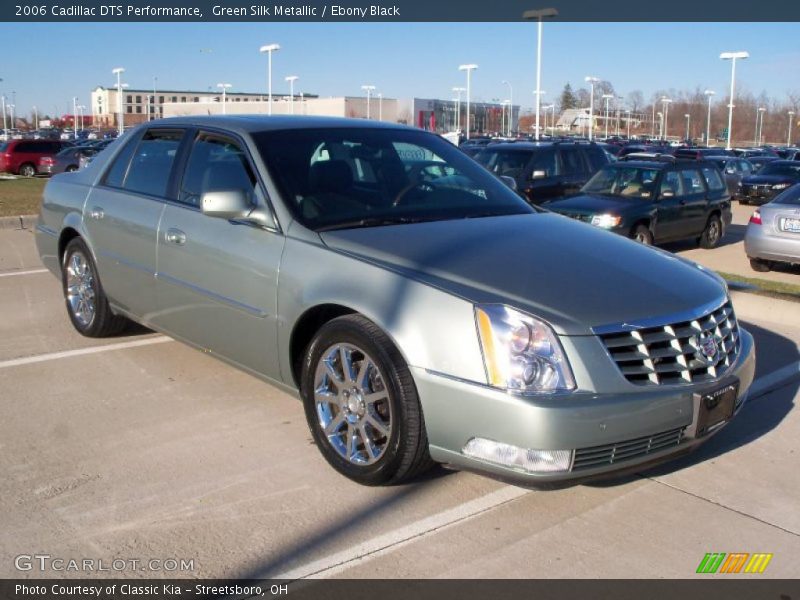 Green Silk Metallic / Ebony Black 2006 Cadillac DTS Performance