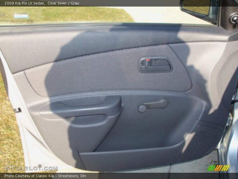Clear Silver / Gray 2009 Kia Rio LX Sedan