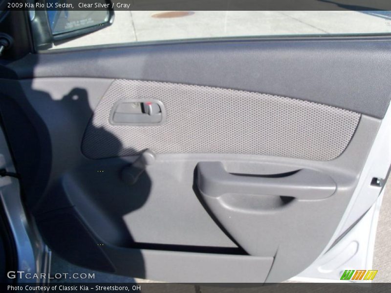Clear Silver / Gray 2009 Kia Rio LX Sedan